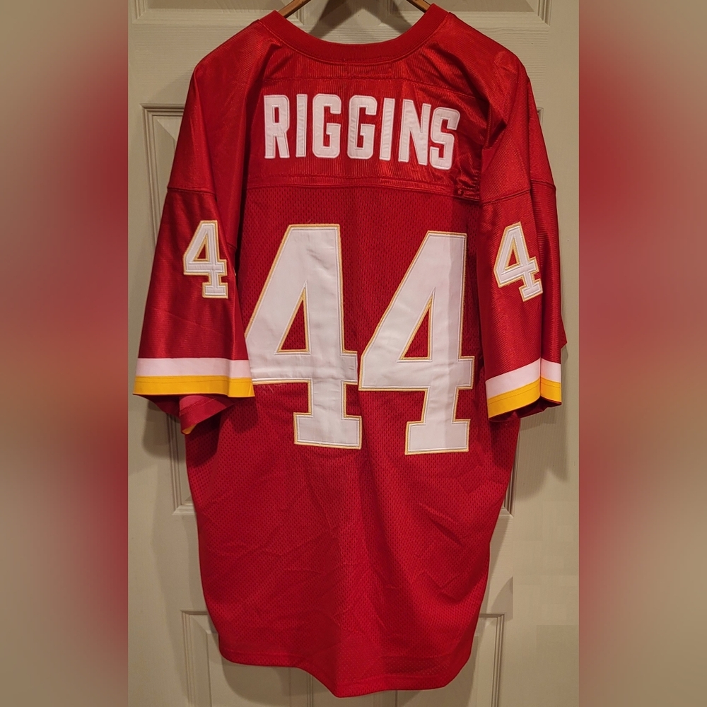 Mitchell & Ness Throwbacks 1985 John Riggins #44 Washington Redskins Red Jersey